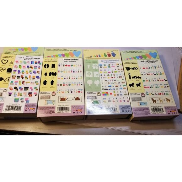Lot Of 4 Cricut Cartridges Wildcard/My Community/Animal Kingdom/Doodlecharms - Picture 7 of 7